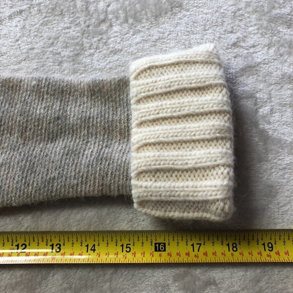 TORY Burch Gretchen Mixed Wool Blend Knitted Turtleneck Sweater Size Small - Picture 10 of 13